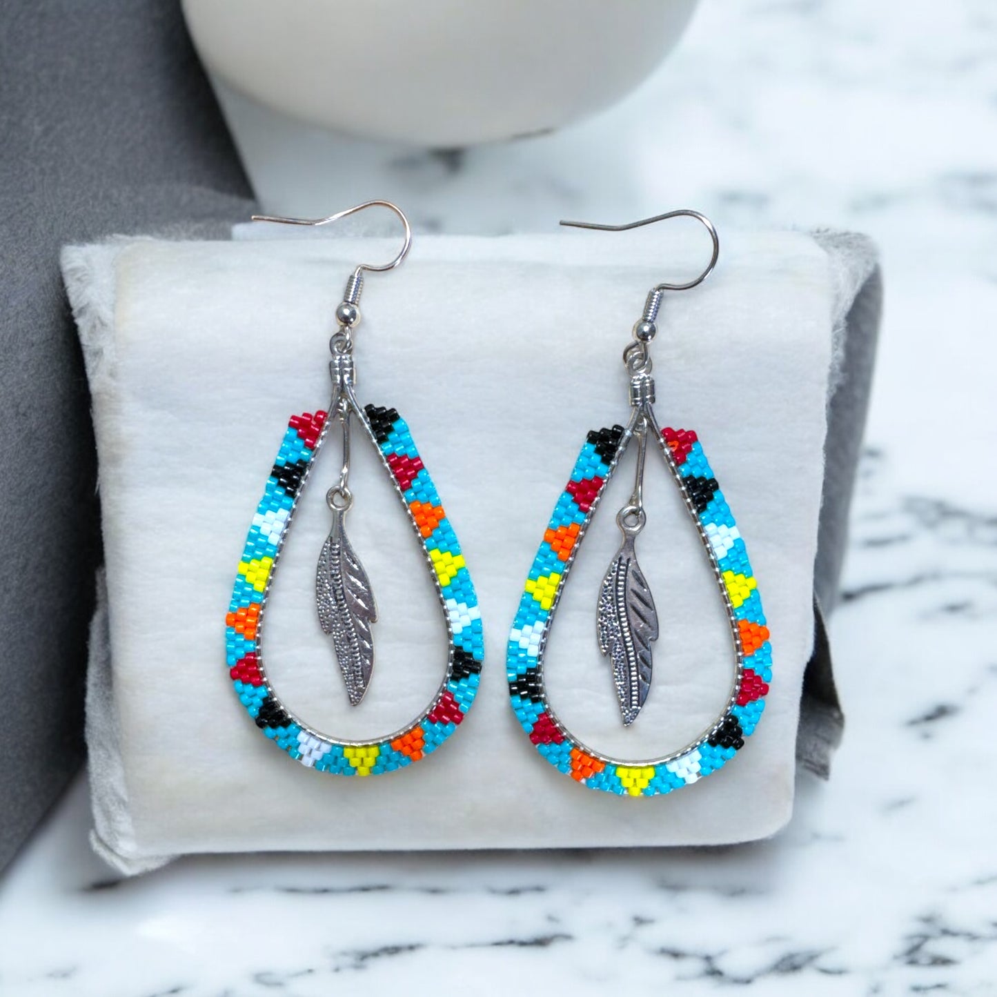 Teardrop Hoop Earring