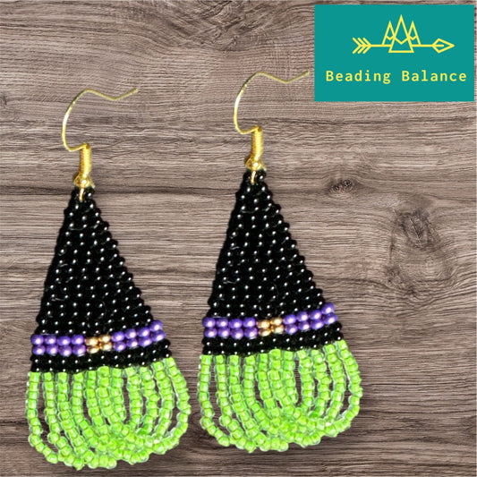 Beaded witch hat